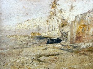 Un tronçon de la plage de Sao Roque à Paqueta - Giovanni Battista Castagneto